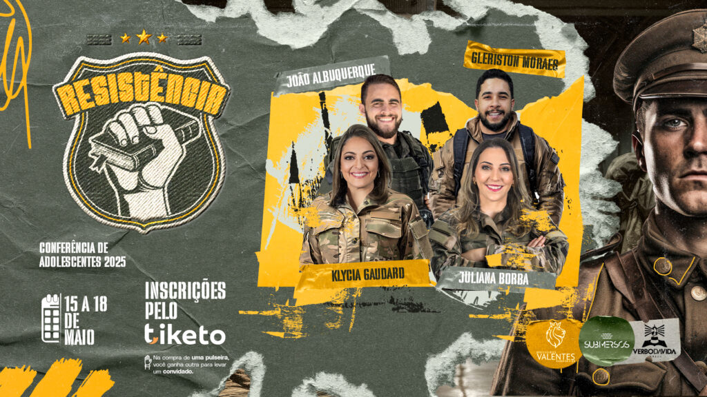 Jovens convocados à resistência: Conferência reunirá adolescentes em dias de fé e propósito