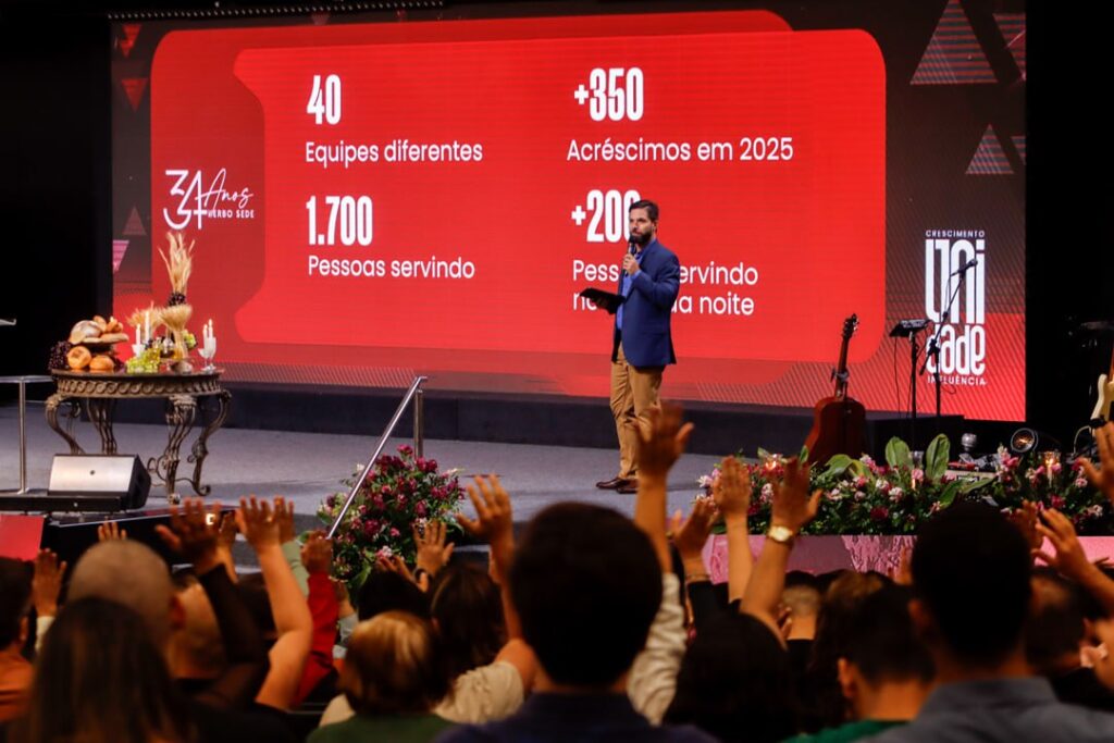 Aniversário de 34 anos destacou avanços da Igreja Sede